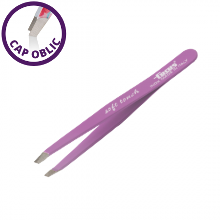 Pensete profesionale pentru sprancene - H620-penseta-sprancene-focus-soft-italia-visuel-beauty-shop-produse-profesionale-infrumusetare-dotari-saloane-cosmetica-pensat-sprancene