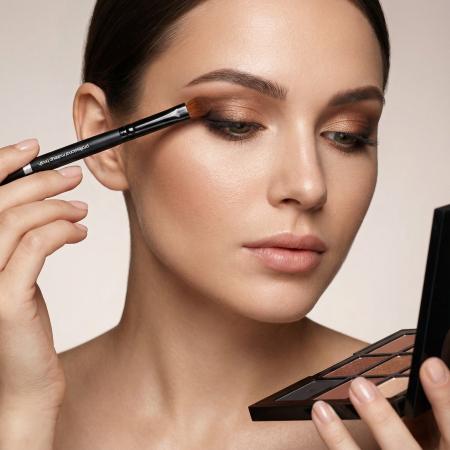 Pensule machiaj profesionale - Pensula machiaj aplicarea FARDULUI DE PLEOAE - Labor Pro - medie