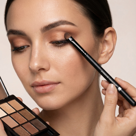 Pensule machiaj profesionale - Pensula machiaj aplicarea FARDULUI DE PLEOAE - Labor Pro - mica