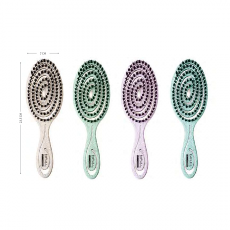 Perii de par profesionale - perie-de-par-biospiral-bej-coafura-frizerie-perii-profesionale-par-aparatura-coafura-visuel-beauty-shop-produse-profesionale-de-infrumusetare-dotari-saloane-infrumusetare