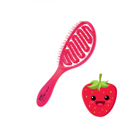 Perii de par profesionale - perie-de-par-detangler-fruits-parfumata-coafura-frizerie-perii-profesionale-par-aparatura-coafura-visuel-beauty-shop-produse-profesionale-de-infrumusetare-dotari-saloane-infrumusetare