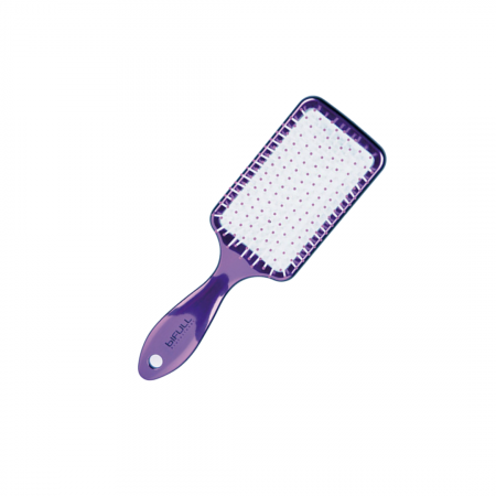 Perii pentru descalcit parul - perie-de-par-pneumatica-racket-chrome-violet-coafura-frizerie-perii-profesionale-par-aparatura-coafura-visuel-beauty-shop-produse-profesionale-de-infrumusetare-dotari-saloane-infrumusetare