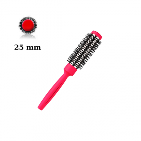 Perii de par profesionale - perie-termica-cilindrica-gettin-fluo-30-mm-coafura-frizerie-perii-profesionale-par-aparatura-coafura-visuel-beauty-shop-produse-profesionale-de-infrumusetare-dotari-saloane-infrumusetare