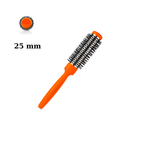 Perii de par profesionale - perie-termica-cilindrica-gettin-fluo-30-mm-coafura-frizerie-perii-profesionale-par-aparatura-coafura-visuel-beauty-shop-produse-profesionale-de-infrumusetare-dotari-saloane-infrumusetare
