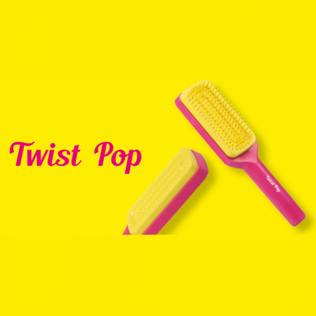 Perii pentru descalcit parul - perie-de-par-twist-pop-cu-auto-curatare-coafura-frizerie-perii-profesionale-par-aparatura-coafura-visuel-beauty-shop-produse-profesionale-de-infrumusetare-dotari-saloane-infrumusetare