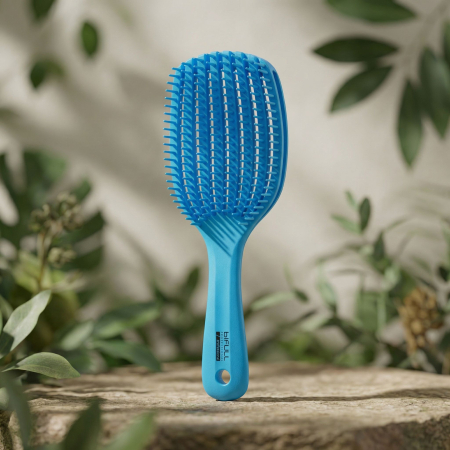 Produse Noi - Perie pentru par cret Curly R - Albastru