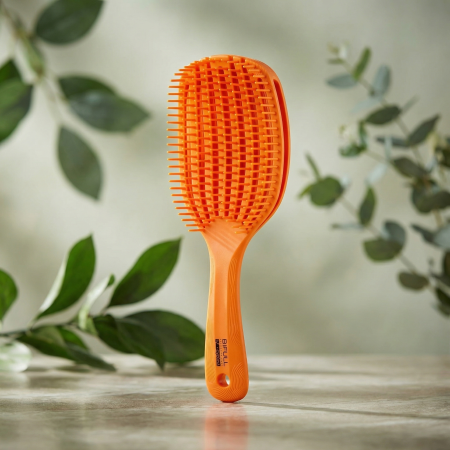 Produse Noi - Perie pentru par cret Curly R - Portocaliu