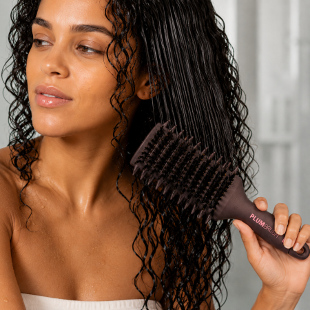 Perie pentru par cret Plum Brush [4]