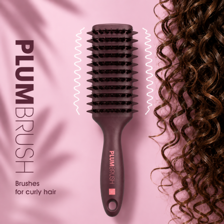Perie pentru par cret Plum Brush [2]