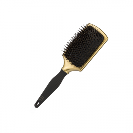 Perii pentru descalcit parul - perie-de-par-pneumatica-plata-gold-collection-coafura-frizerie-perii-profesionale-par-aparatura-coafura-visuel-beauty-shop-produse-profesionale-de-infrumusetare-dotari-saloane-infrumusetare