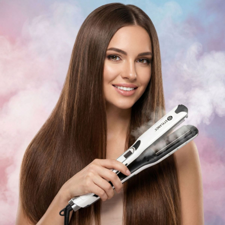 Produse Noi - Placă de păr cu aburi 230º Stylance