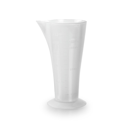 Produse profesionale pentru par - Recipient gradat masurare vopsea par Bifull, 120 ml - ALB