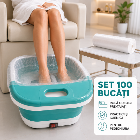 Alte accesorii - rola-saci-pedichiura-pre-taiati-100-buc-manichiura-pedichiura-alte-accesorii-visuel-beauty-shop-produse-profesionale-de-infrumusetare-dotari-saloane-infrumusetare