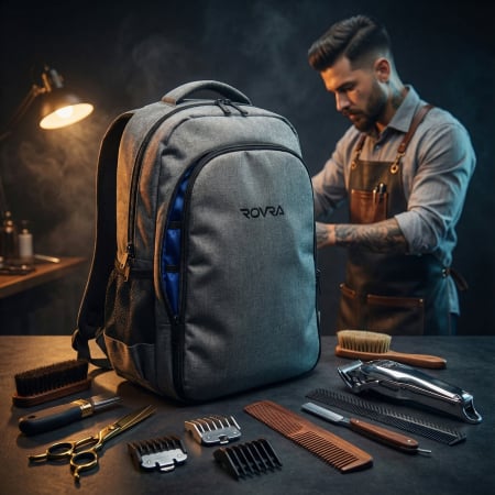 Produse Noi - rucsac-frizerie-rovra-organizator-ustensile-barber-culoare-gri--visuel-coafura-suport-ustensile-accesorii-coafura-visuel-beauty-shop-produse-profesionale-de-infrumusetare-dotari-saloane-infrumusetare