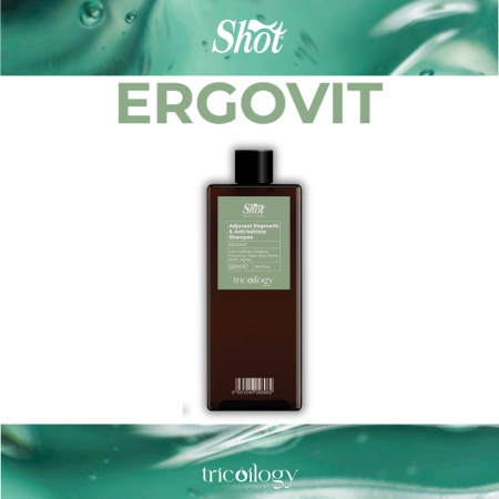 Sampoane pentru cresterea parului profesionale - sampon-adjuvant-impotriva-caderii-parului-si-pentru-regenerare-tricoilogy-ergovit-shot-500-ml+shot-coafura-visuel-beauty-shop-produse-profesionale-de-infrumusetare-dotari-saloane-infrumusetare