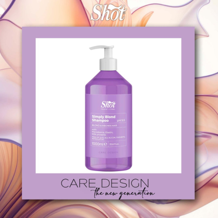 Sampoane pentru par blond - Sampon pentru par blond SIMPLY BLOND - Shot - 1000ml - NEW EDITION