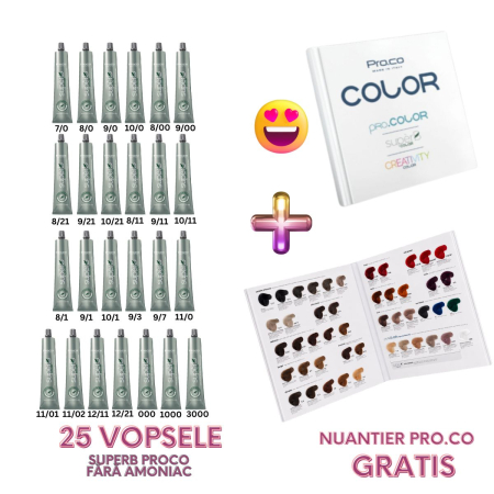 Produse Noi - set-25-vopsele-profesioanale-proco-superb-fara-amoniac