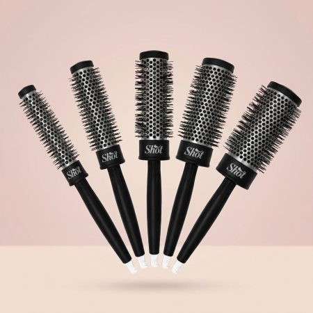 Perii de par profesionale - Set 5 perii termice Shot
