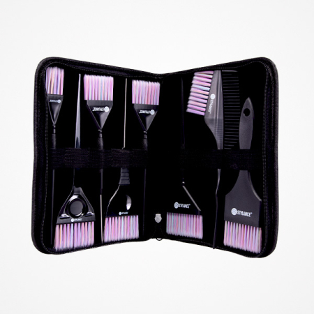 Set 8 pensule pentru vopsit parul Color Brush - Stylance [1]