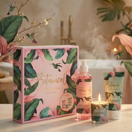 set-cadou-femei-botanical-wellness-pink-pentru-corp-gel-dus-lotiune-corp-lumanare-cadouri-visuel-beauty-expert
