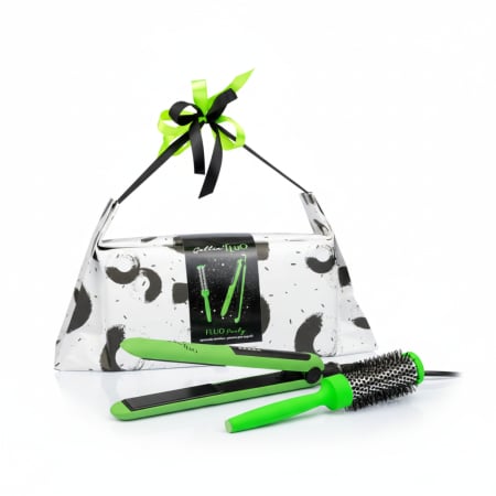 Cadouri femei - set-cadou-fluo-party-placa-de-par-perie-de-pragul-cilindrica-visuel-beauty-shop-produse-profesionale-de-infrumusetare-dotari-saloane-infrumusetare