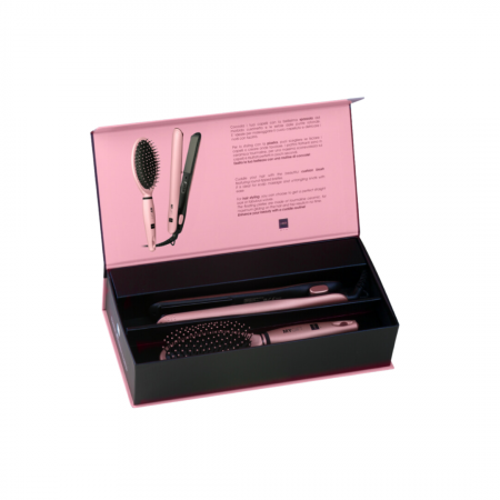 Cadouri femei - set-cadou-lovely-placa-perie-par-visuel-beauty-shop-produse-profesionale-de-infrumusetare-dotari-saloane-infrumusetare