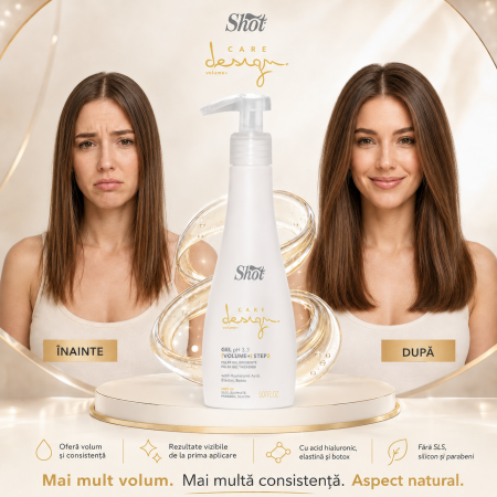 Tratamente pentru hidratarea parului - gel-volume-step-2-shot-coafura-visuel-beauty-expert-produse-profesionale-infrumusetare-dotari-saloane-infrumusetare