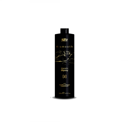 Produse profesionale pentru par - shot-k-smooth-tratament-de-indreptare-a-parului-pasul-2-keratin-glyoxy-500-ml-fluid-inovator-de-indreptat-parul-visuel-beauty-shop-produse-profesionale-de-infrumusetare-dotari-saloane-infrumusetare