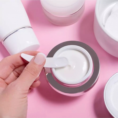 Produse Noi - Spatule cosmetice pentru creme și măști – set 10 bucăți, alb