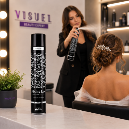 Fixativ profesional - Spray lac fixativ pentru par Design Look 500ml - Extra Strong nr 4