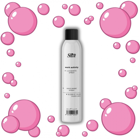 Spray luciu pentru par Shot - WorkActivity - aroma Bubble Gum 200 ml [3]