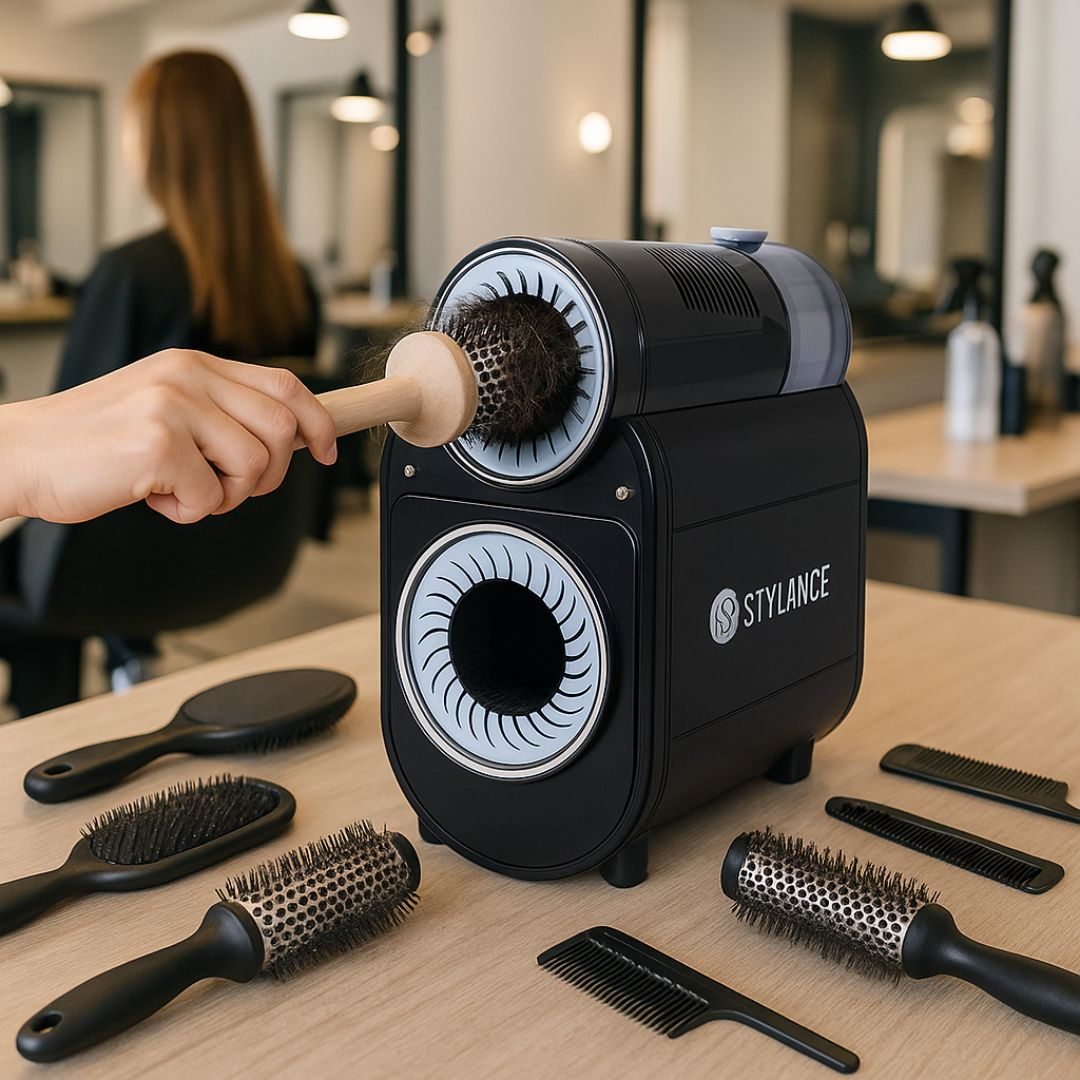 Aparat de curatat periile de par in salon STYLANCE