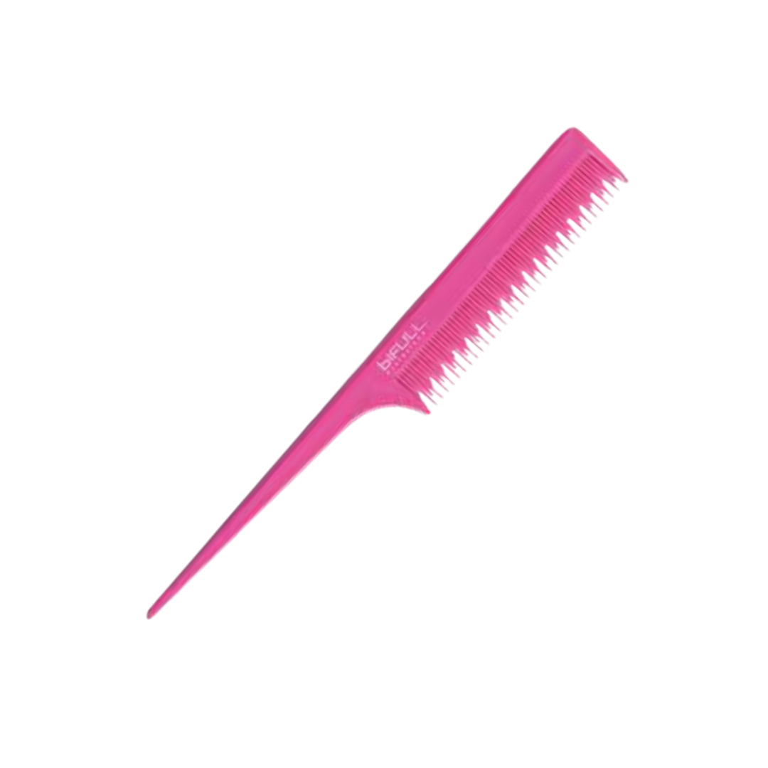 Pieptene pentru tapat sau suvitare cu coada BiFull - ROZ Roz