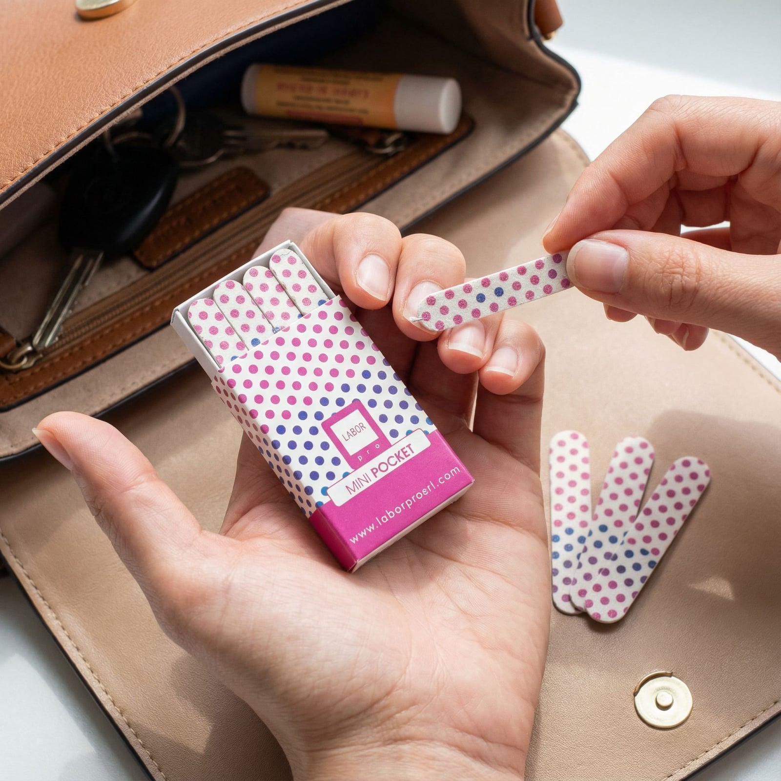 Set 12 mini pile unghii - model BULINE Buline