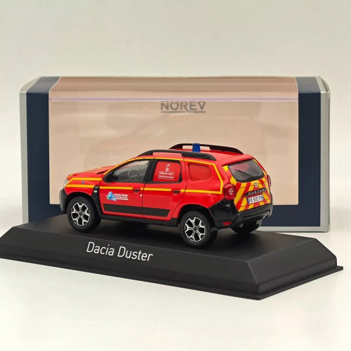 Macheta auto Dacia Duster 2020 "Pompiers", scara 1:43 [2]