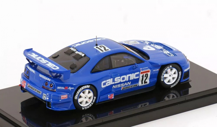 Macheta auto Nissan Skyline GTR R33 Calsonic, scara 1:43 [2]