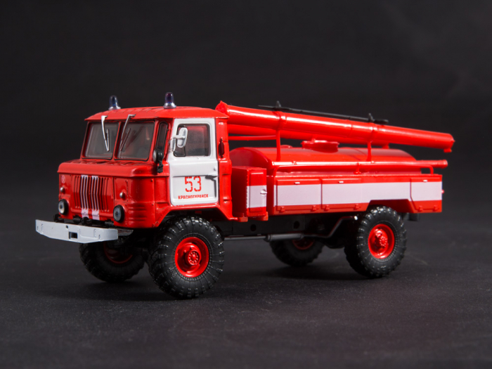 Macheta autospeciala de pompieri AC30 pe sasiu GAZ 66, scara 1:43 [5]