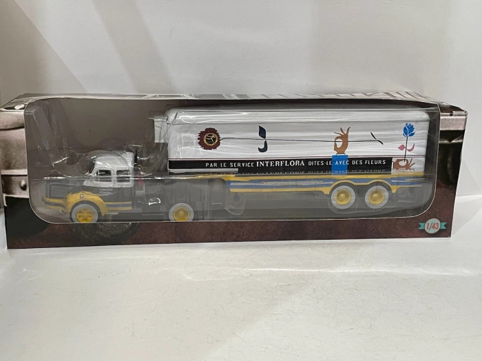 Macheta camion Berliet TLR 10M cu semiremorca frigorifica, scara 1:43 [4]