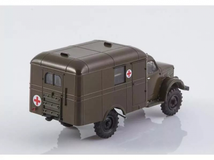 Macheta camion Gaz 63 ambulanta militara, scara 1:43 [2]