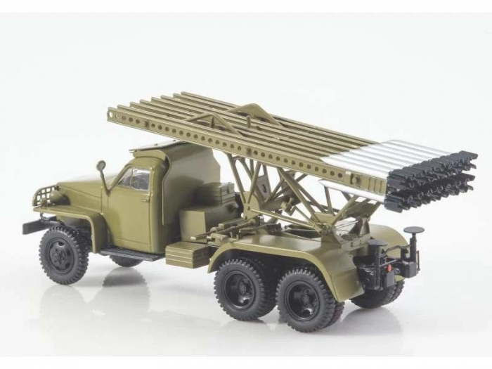 Macheta camion Studebaker cu lansator de rachete BM-13  Katiusa, scara 1:43 [3]
