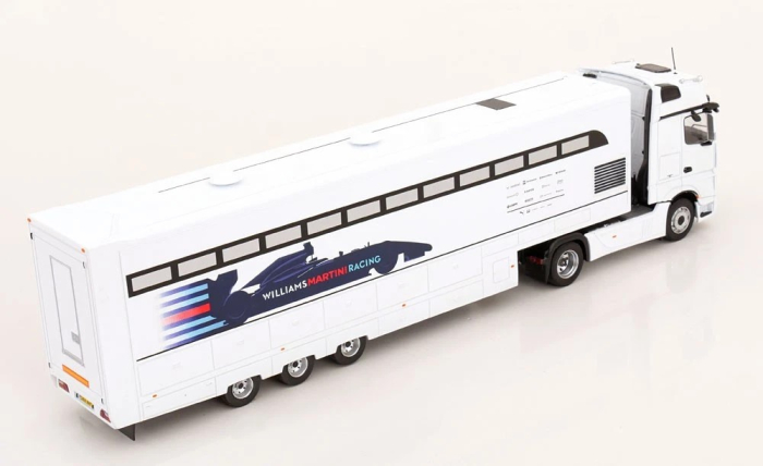 Macheta cap tractor Mercedes Actros cu semiremorca,  scara 1:43 [2]