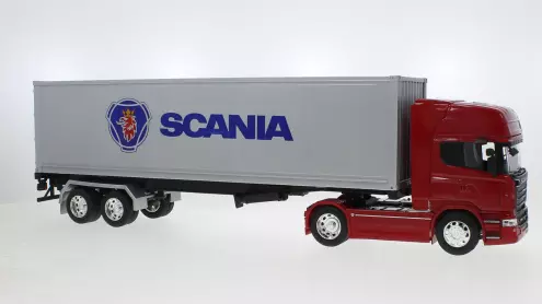 Macheta cap tractor Scania R730 4x2 cu semiremorca, scara 1:32 [2]