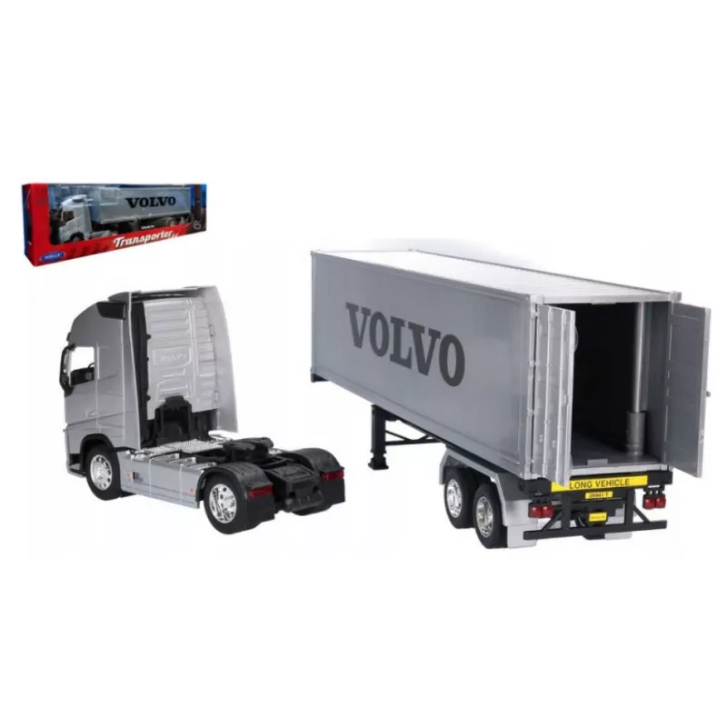 Macheta cap tractor Volvo FH12 4x2 cu semiremorca, scara 1:32 [3]