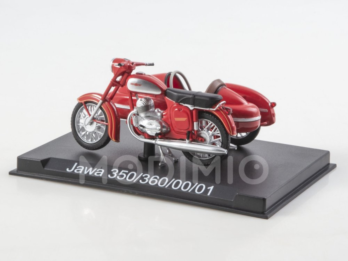Macheta motocicleta cehoslovaca cu atas Java 350/360, scara 1:24 [3]