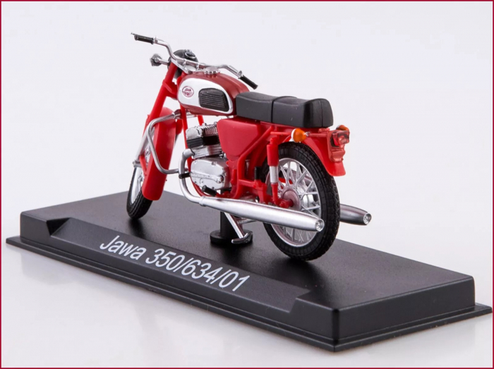 Macheta motocicleta cehoslovaca Jawa 350/634, scara 1:24 [4]