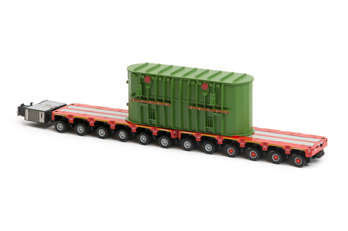 Macheta platforma modulara autopropulsata (SPTM) Kamag, cu transformator, scara 1:50 [2]