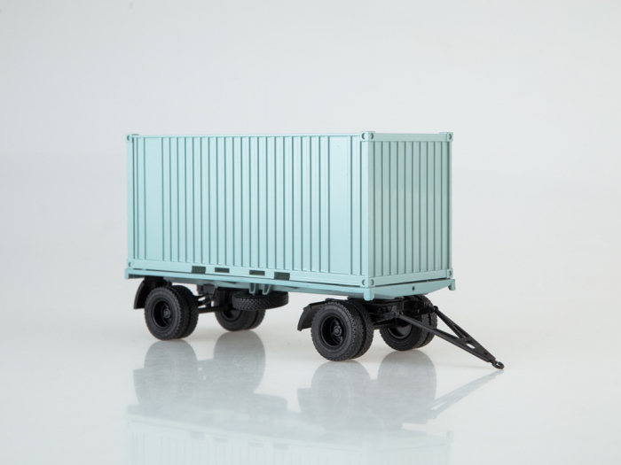 Macheta remorca cu container GKB-8350, scara 1:43 [4]