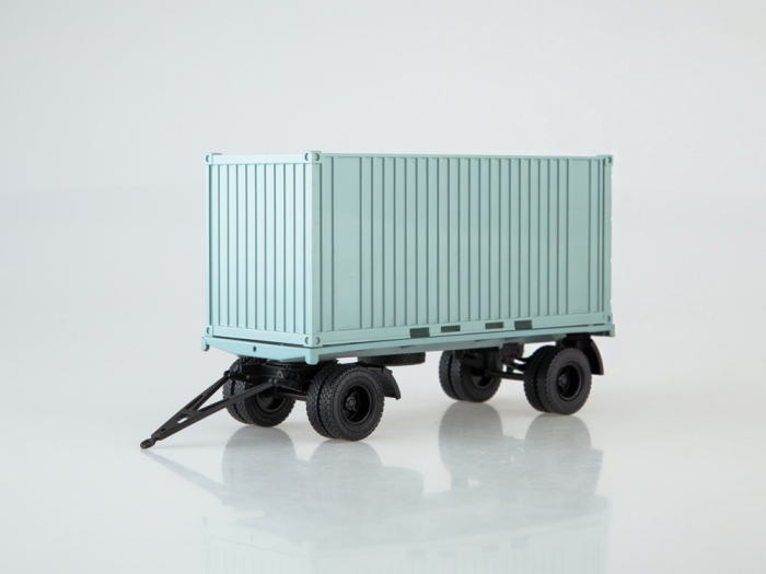 Macheta remorca cu container GKB-8350, scara 1:43 [5]
