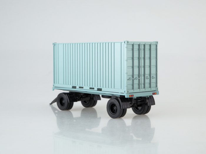 Macheta remorca cu container GKB-8350, scara 1:43 [2]
