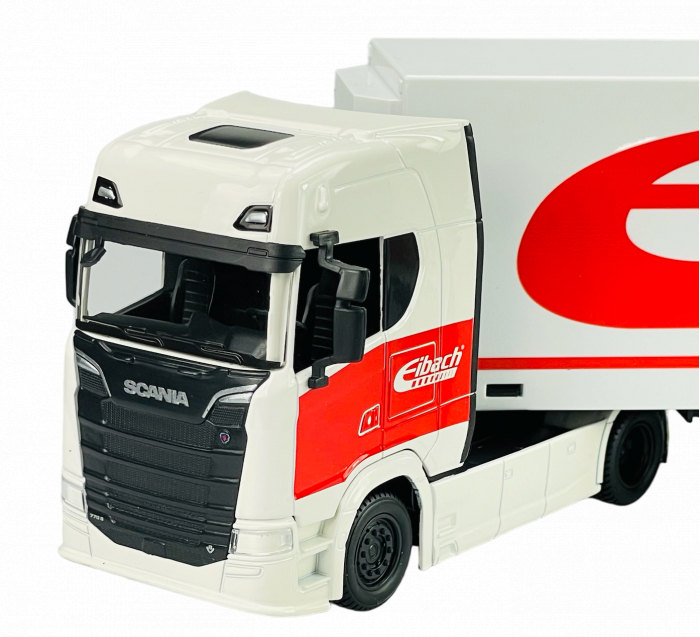 Macheta Scania S730 Highline cu semiremorca vagon, scara 1:43 [2]